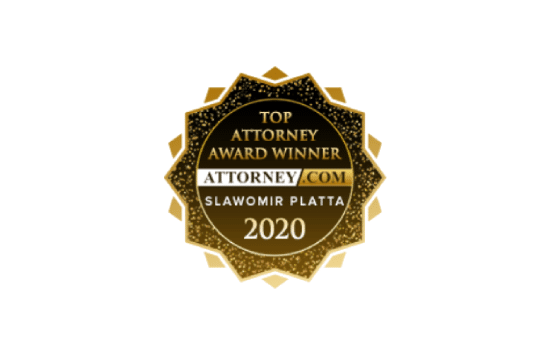 The Platta Law Firm - Top Attorney Award Winner 2020 badge