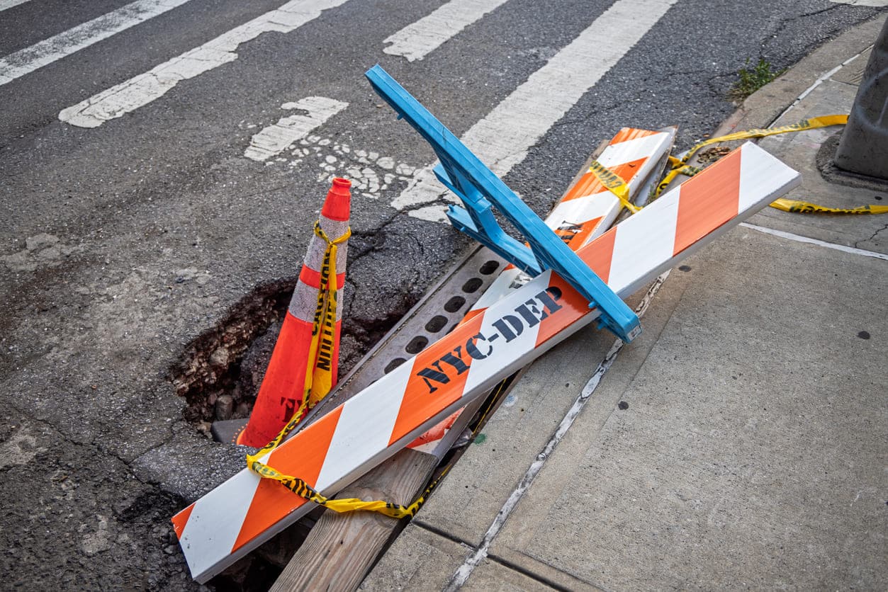 Potholes cause crashes in Queens, NY