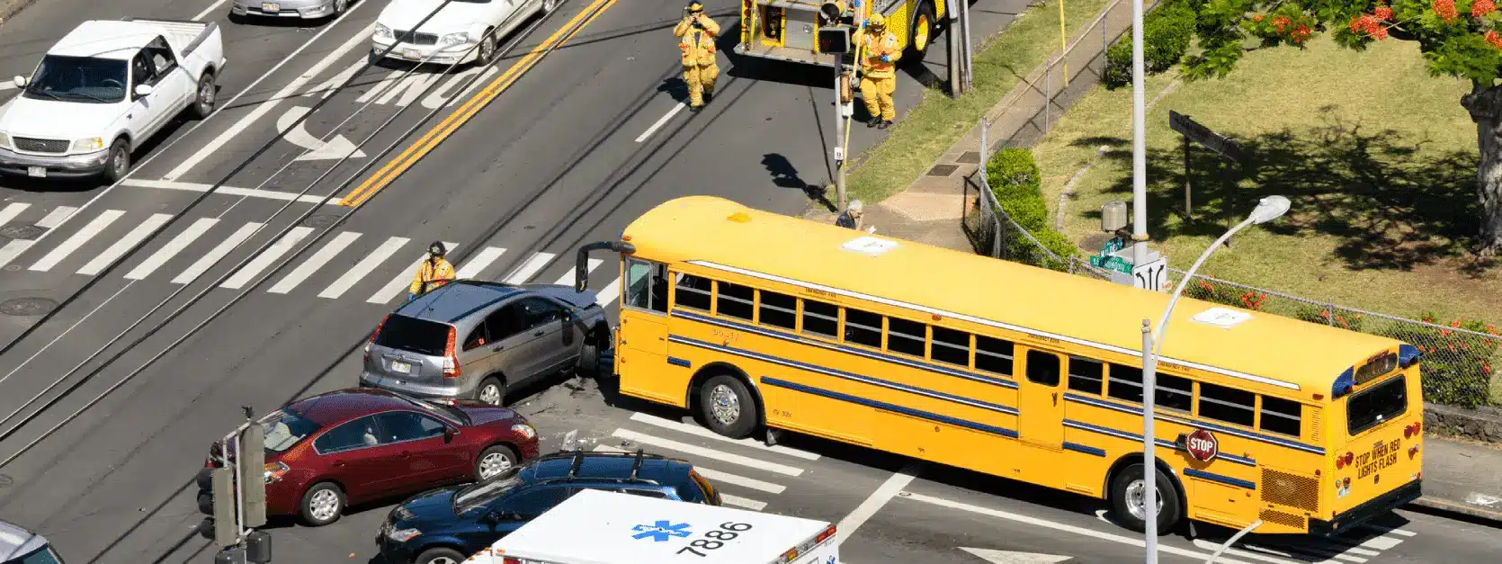 Why does Queens have a high number of bus to car collisions