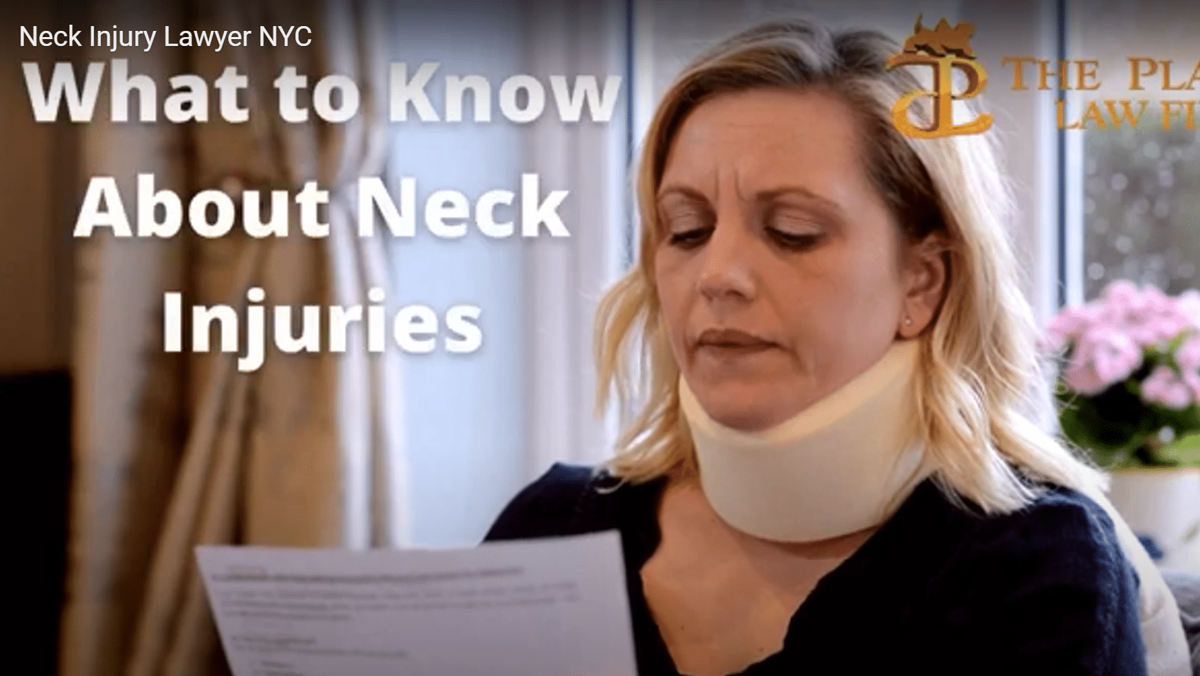 New York Neck Injury Lawyer Video