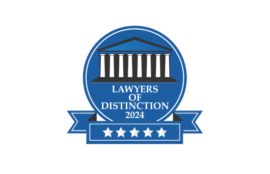 Lawyers of distinction badge 2024