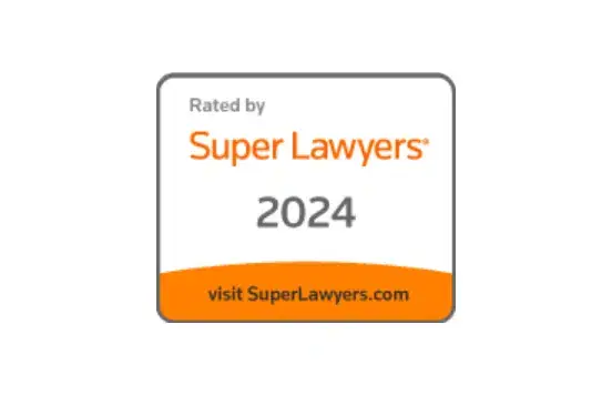 Super Lawyers badge 2024